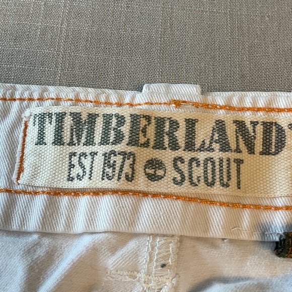 Timberland White Cargo Shorts - Picture 3 of 6